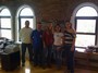 The Team in Michael's office in Central Square 